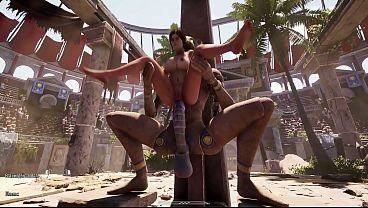 1,000 viewers watch as Lara is turned into a lustful slut. 3D Hentai Game