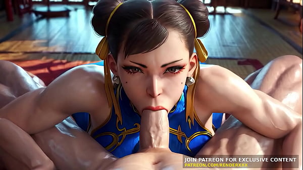 Chun-Li Blowjob & Full Nelson Fuck — Uncensored AI Hentai