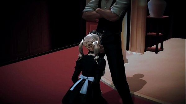 3d hentai anime de dibujos animados rojo azul chicas obtiene joder