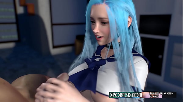 3D Porn Japanese hentai girl jerking off