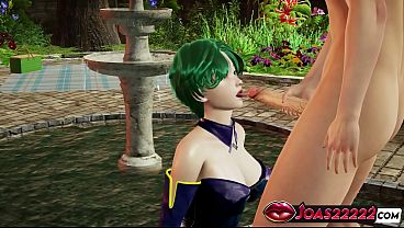 Princess Aya in Pantyhose — Titfuck and Blowjob Cumshot 3D Hentai