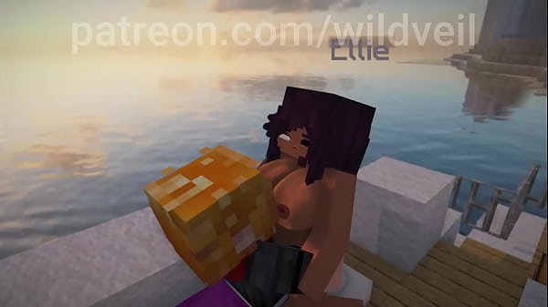 Bleach hentai Yoruichi creampie Minecraft scene