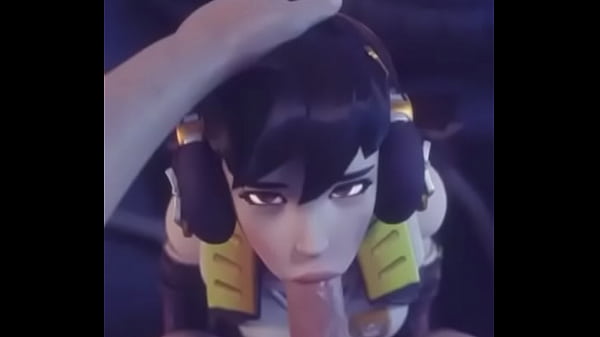 D.va and Mercy Deepthroating Hentai