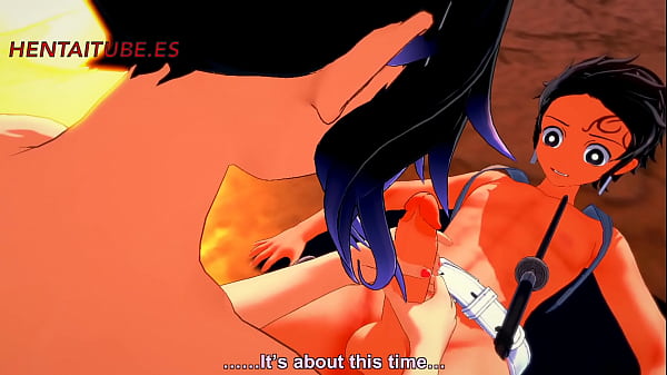 Demon Slayer Hentai – Tanjiro & Kanae Multicum. Hentai 3d