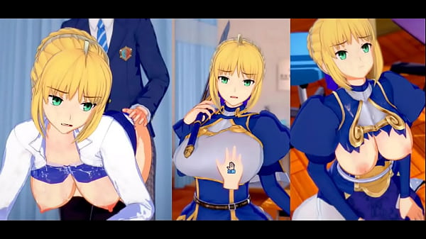 Artoria Pendragon Saber Breast Groping – FGO Koikatsu 3D Hentai