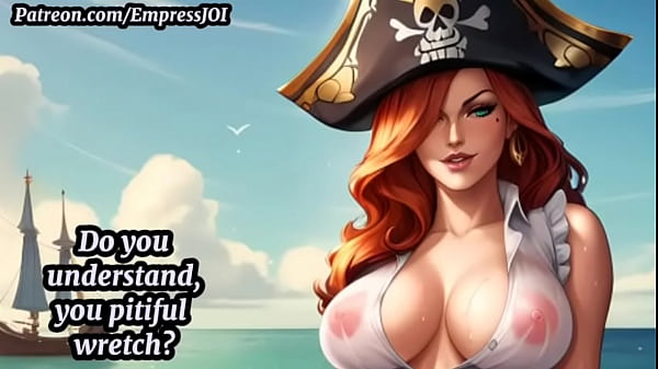 Femdom Hentai JOI: Submit to the dominant Captain