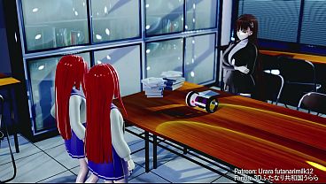 Futanari masturbation with onahole