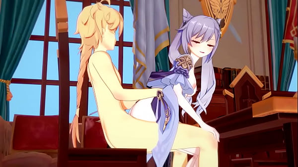 Genshin Impact Hentai – Aether & Ganyu sucking hard dick & penetration