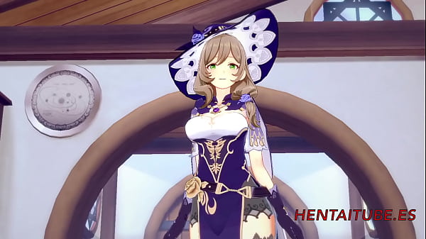 Genshin Impact Hentai – Lisa Sex in her House 1/3