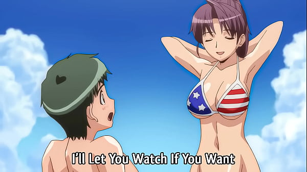 Older Stepsister Goes Topless At The Beach – 3D Hentai