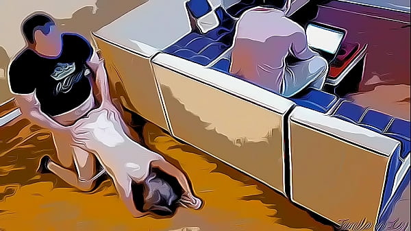 Hot Cheating Wife Fucks While Husband Works on Laptop – NTR Hentai