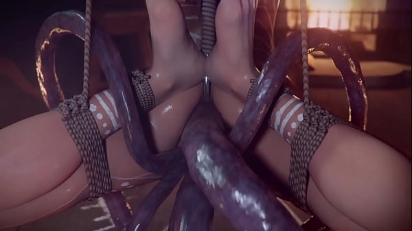 Lara Croft Bondage Show — Tied Up and Displayed 3D Hentai