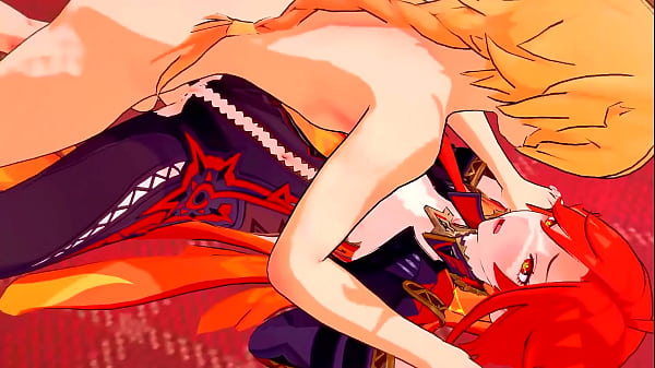 Genshin Impact Mavuika Hot Pussy Needs Cooling – 3D Hentai