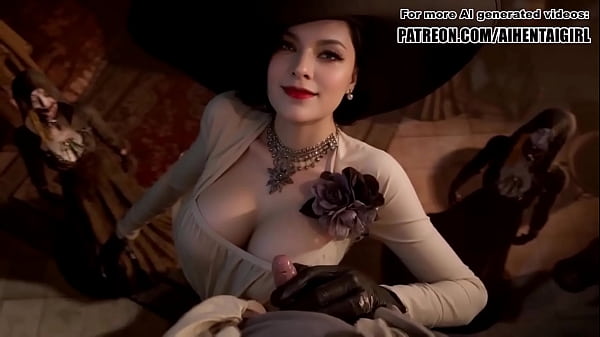 Lady Dimitrescu Jerking You Off — Uncensored AI Hentai