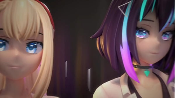 Sexy Hentai Vtuber Cosmic Faith Takes Her Pink Big Dildo Inside Her Pussy and