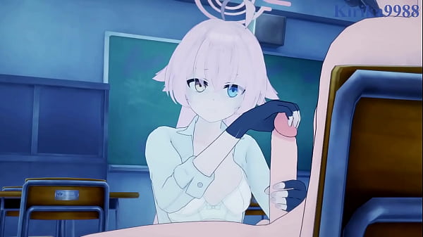 Armed Hoshino and Idol Sakurako Intense Sex – Blue Archive Hentai