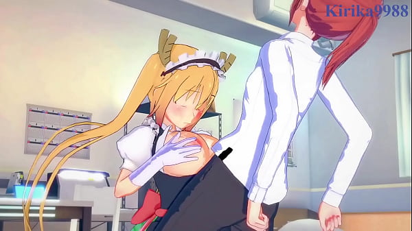 Tohru and Kobayashi intense futanari sex. – Miss Kobayashi’s Dragon Maid Hentai
