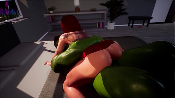 3D Hentai The Incredible Hulk x Black Widow 4k Bareback Scene