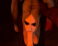 Pigtails Girl Throatfucked And Creampied – Uncensored 3D Cartoon