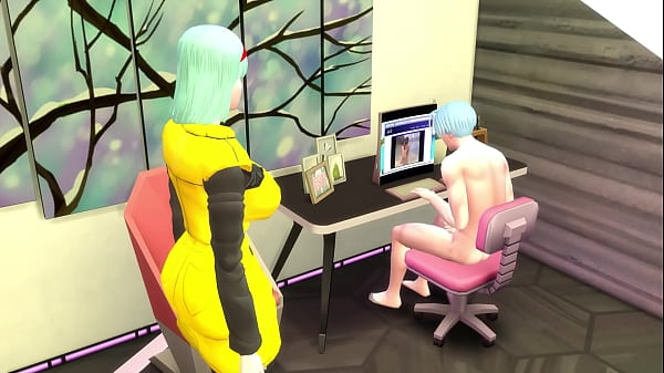 Bulma Madrastra y Esposa Epi 1 Encuentra a su Hijastro Masturbandose