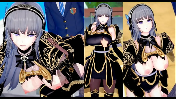 Silver Hair Big Tits Knight OC Koikatsu 3DCG Hentai