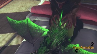Furry Yaoi Demond Wolf and Dragon Yiff Part 2