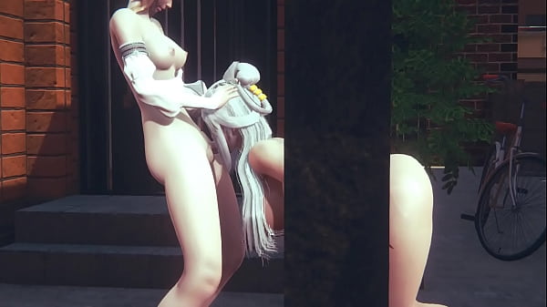 Genshin Impact Hentai: Ningguang Futa Cock Deepthroated by Jean in