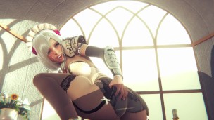 Genshin’s maid Noelle serves you