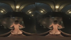 Giving Tracer Backshots In Library Overwatch 3D Hentai