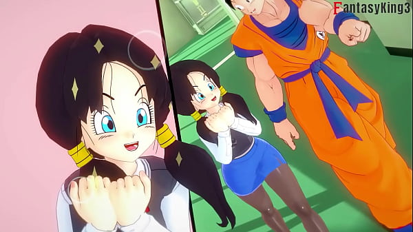 Gohan almost get caught fucking Andoid 21 and also fuck his m milk