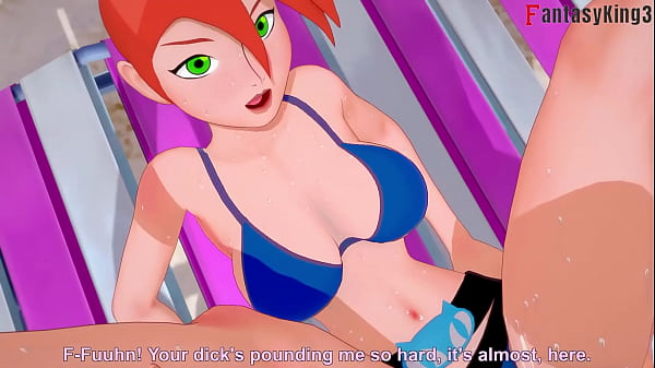 Grown Gwen Tennyson Bikini sex on the public beach 2 Ben10 | Watch