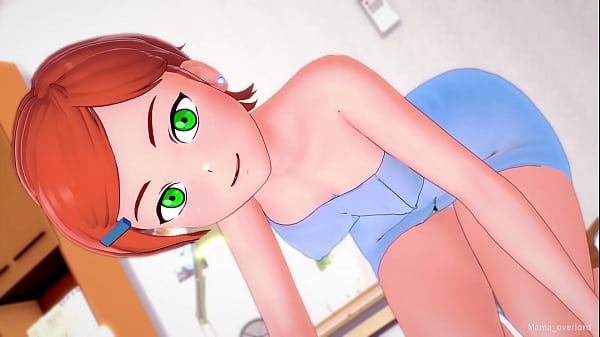 Gwen tennyson esta en su cuarto y quiere jugar sobre su cama (version