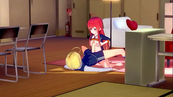 Hentai student female fucking a friend Hot Scene HD