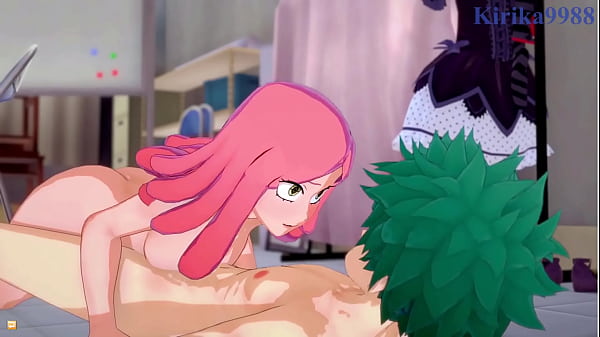 Kinoko Komori and Mei Hatsume and Izuku Midoriya intense sex. – My