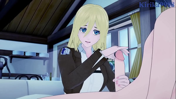 Mikasa and Historia Forbidden Lesbian Scene AOT Yuri