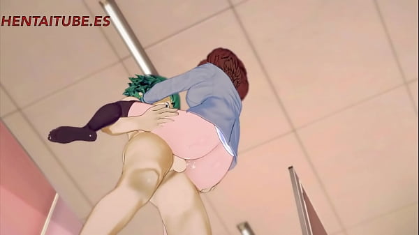 My Hero Academia – Uraraka Jerkff, Sucks and Fucking by Deku
