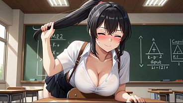 Curvy catgirl maid gets fucked by a rival in the dark alley — busty an