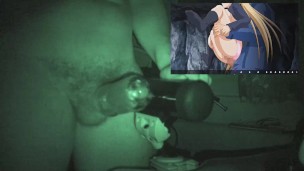 sex machine + hentai + night vision = CUM 2 TIMES