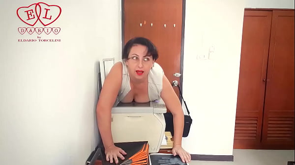 The silly secretary wondered why the scanner was scanning everything