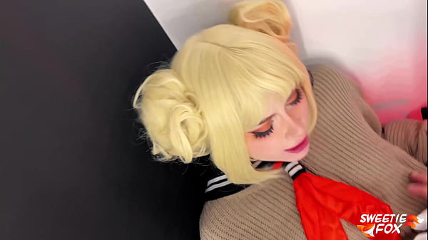 Toga Himiko make Blowjob and had Cowgirl Sex after Classes at the My