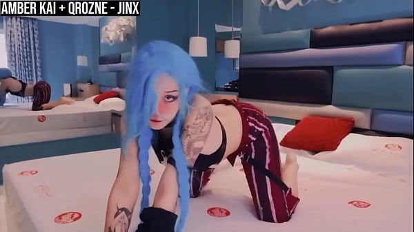 Amberzinha Cosplay’s – Jinx From League of Legends Ft. Qrozne [ Cut]