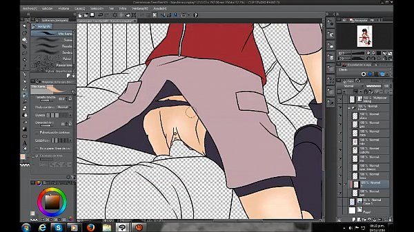 Hentai Speed Painting 01 – Naruto X Hinata