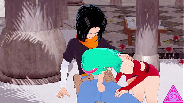 Koikatsu Bra C18 Dragon Ball Have Sex Blowjob Handjob and Cumshot