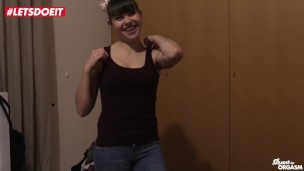 LETSDOEIT – French TEEN Babe CUMS Over & Over