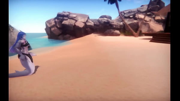 Monster Girl Island [sex games selected by the fans] Ep.6 she sucked me dry on the beach