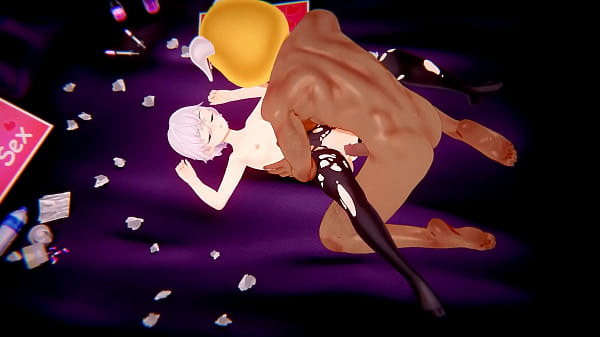 Animated Ahegao Hentai with a Anime Babe