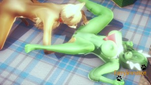 Pokemon Hentai – Gardevoir & Eevee Yiff 1/2 Hot Scene HD