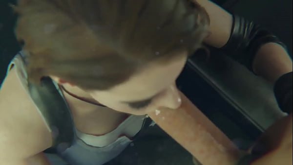 Jill Valentine Sucks Huge Dick