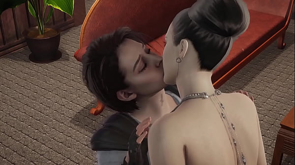 Resident Evil Romantic Lesbian Sex Cunnilingus