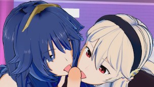 Fire Emblem – Lucina X Corrin 3d Threesome Hentai